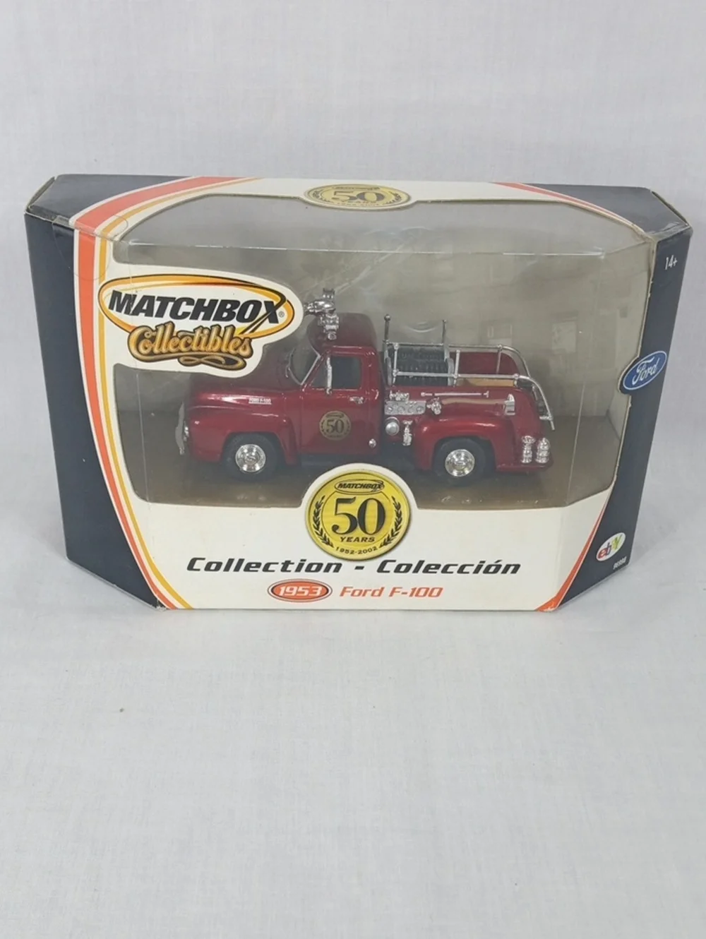 Matchbox Collectibles Maroon Fire Truck 1953 Ford F-100